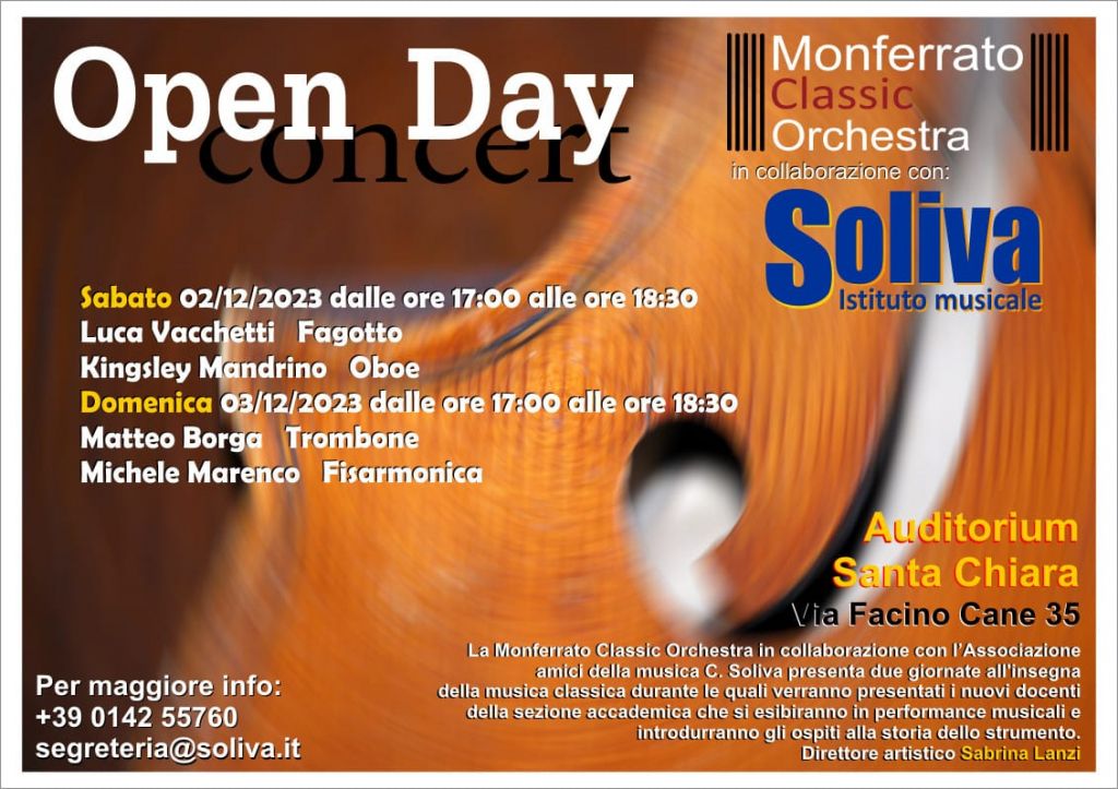 Open Day con concerto