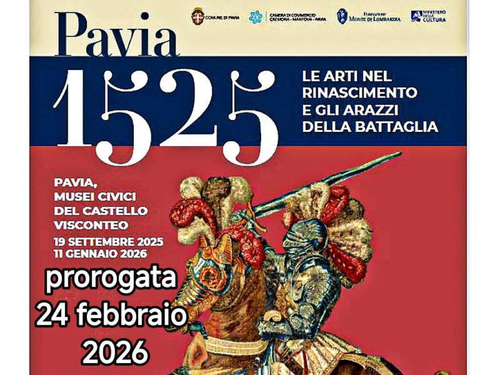 Pavia: mostra prorogata