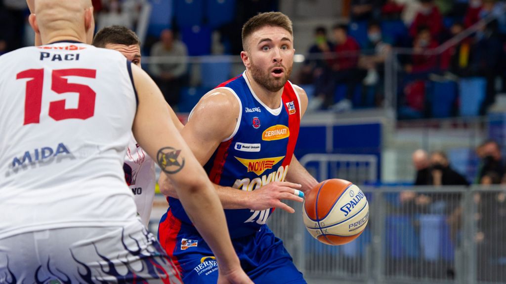 La Novipiù cade a Piacenza all'overtime: 87-84
