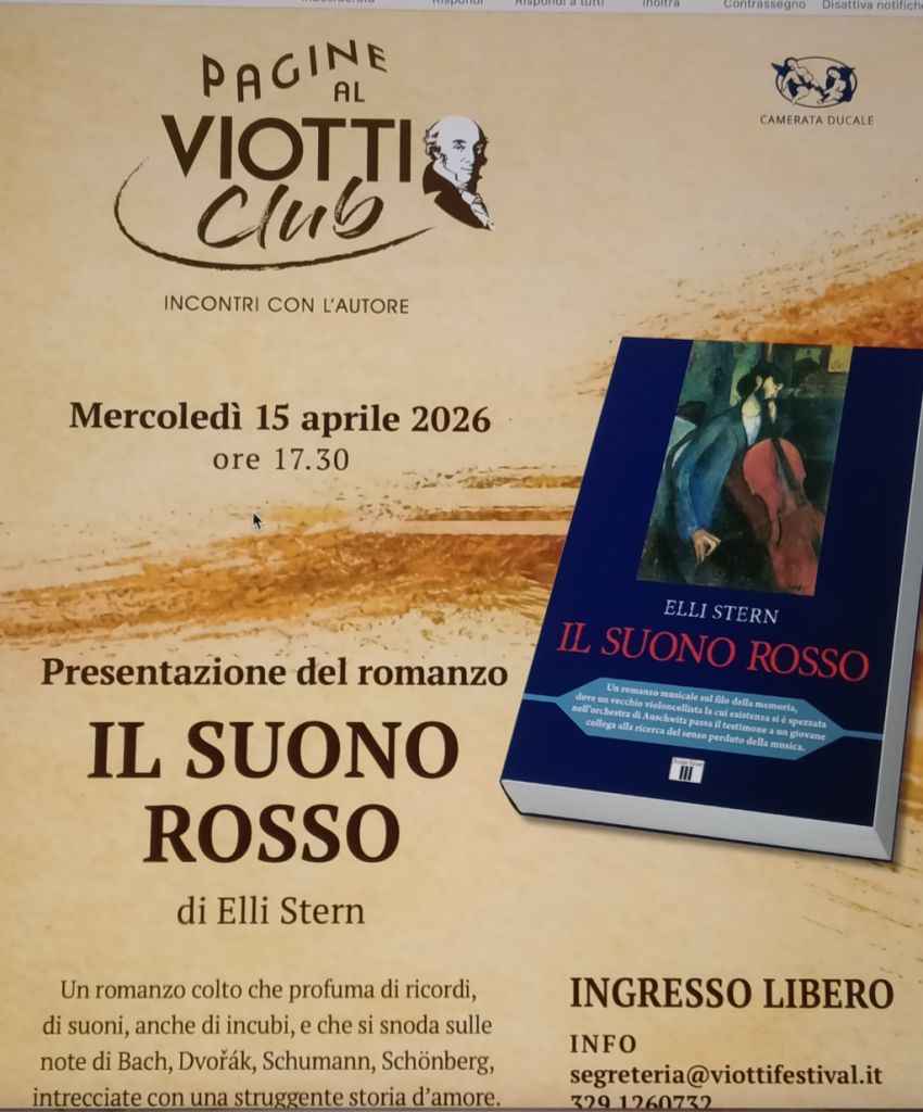 Presentazione de Il suono rosso di Elli Stern