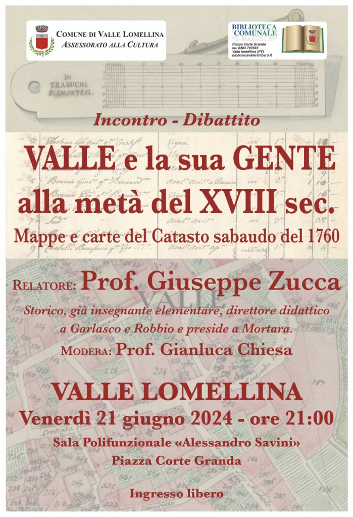Valle e la sua gente alla metà del XVIII secolo