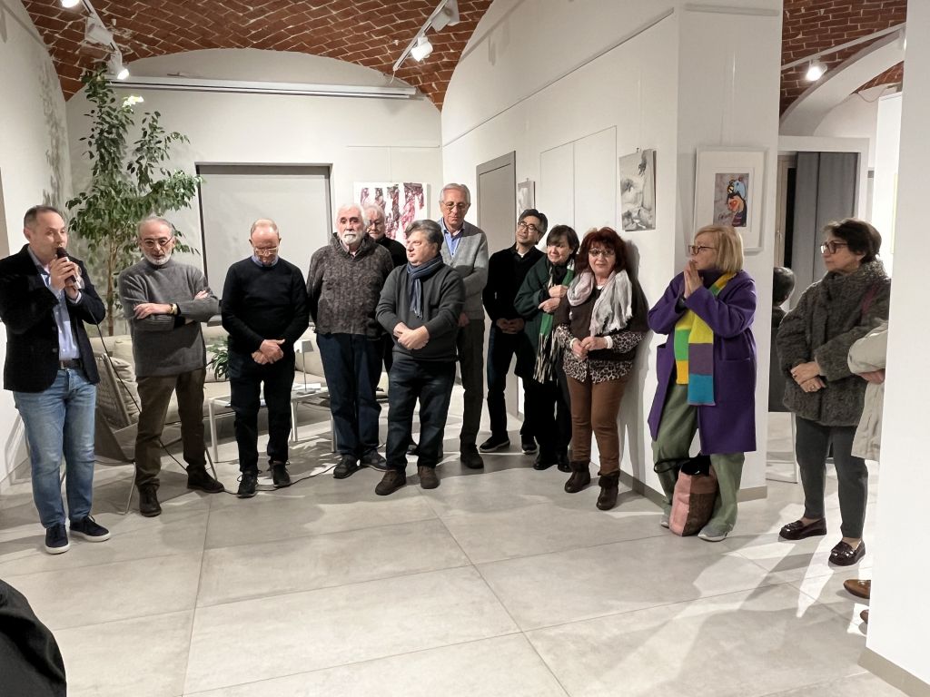 Collettiva inaugurata in via Luparia