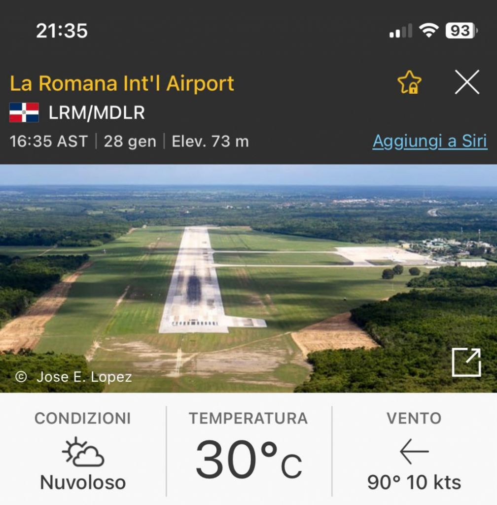 I Monferratini atterrati a La Romana