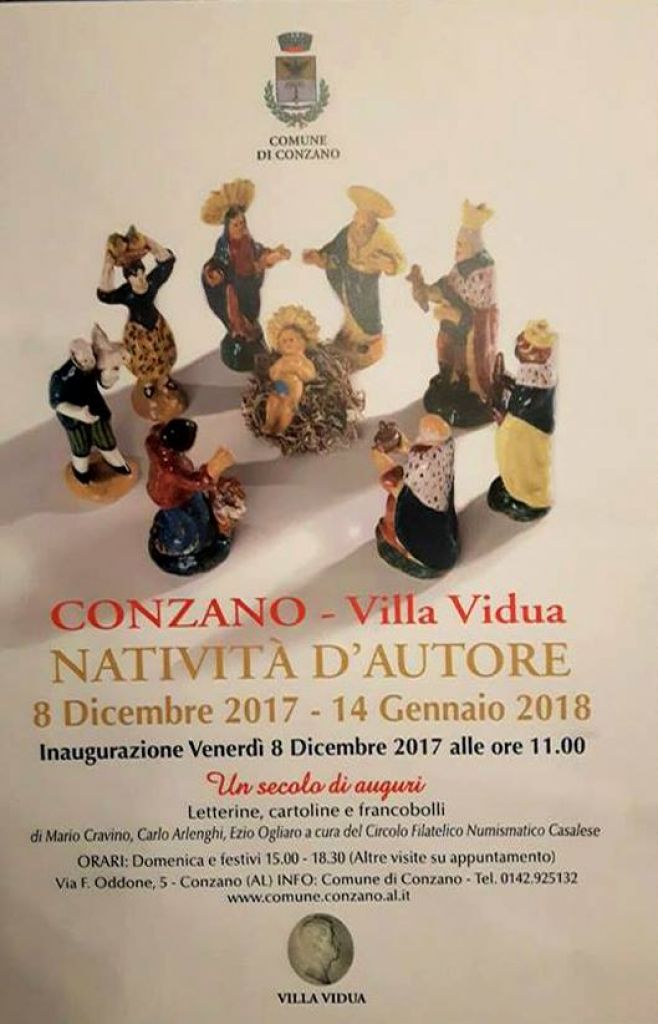 Venerdì si inaugura il presepe di Conzano