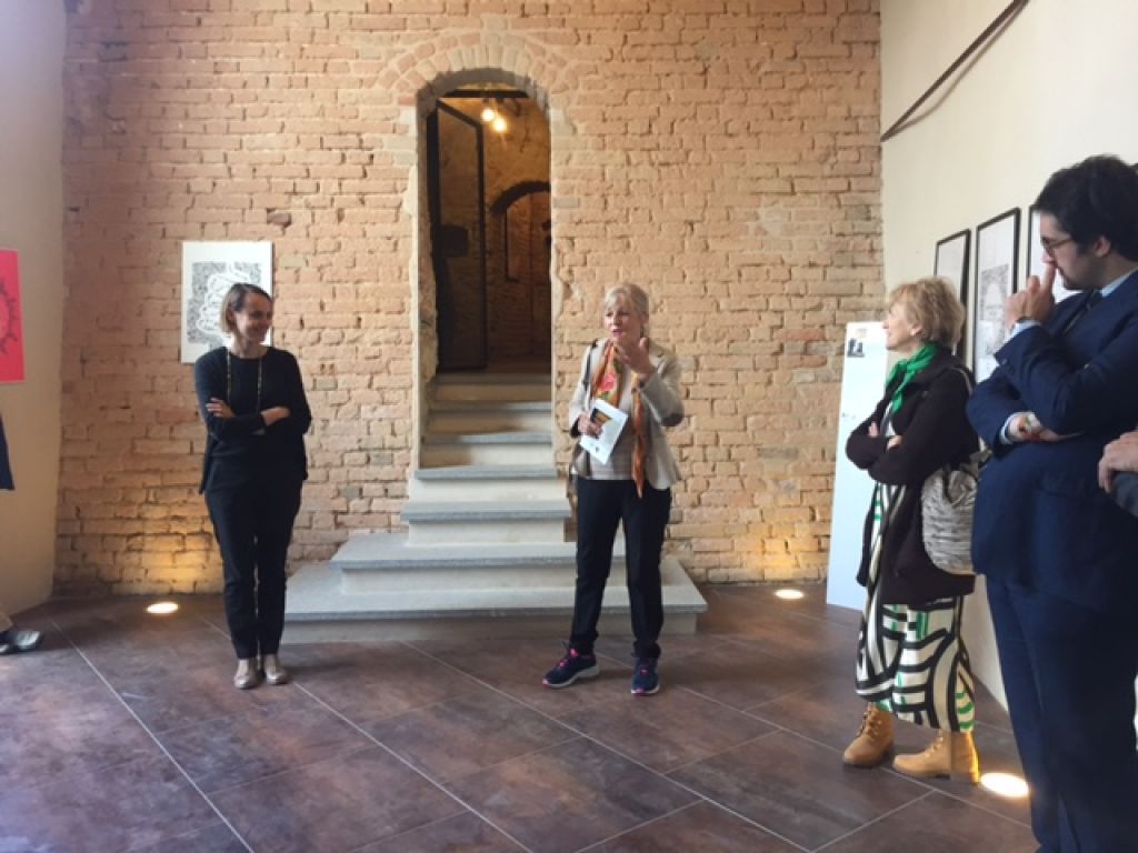 Moncalvo, castello:  la “poesia visiva” di Peter Spada