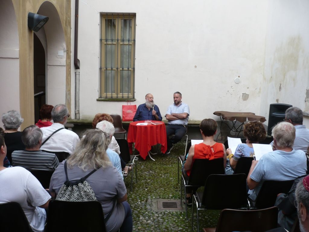 Il libro di Vittorio Bendaut alla comunità Ebraica alla Comunità ebraica